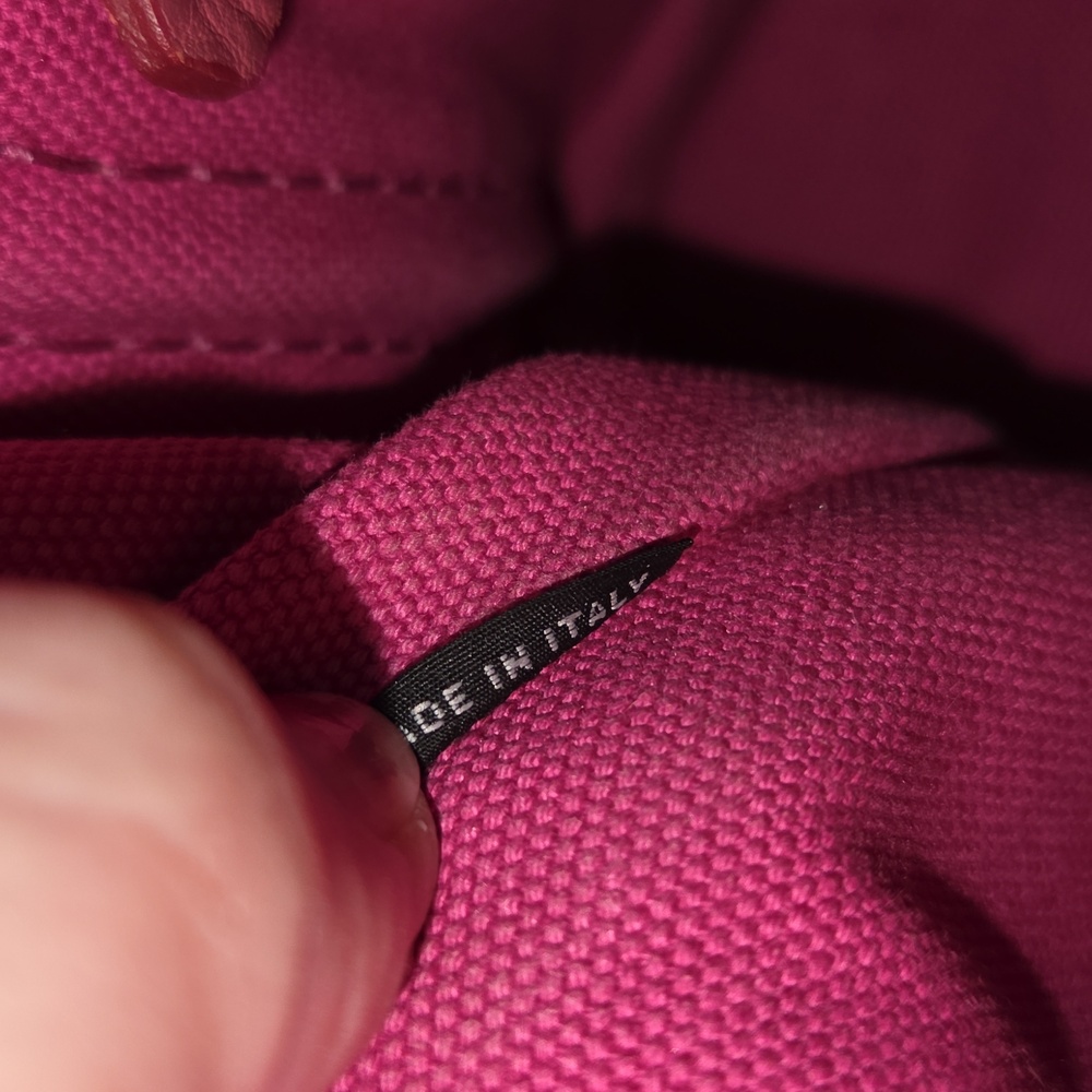 PRADA Signature Canapa Pink Tote Bag - Picture 14 of 17